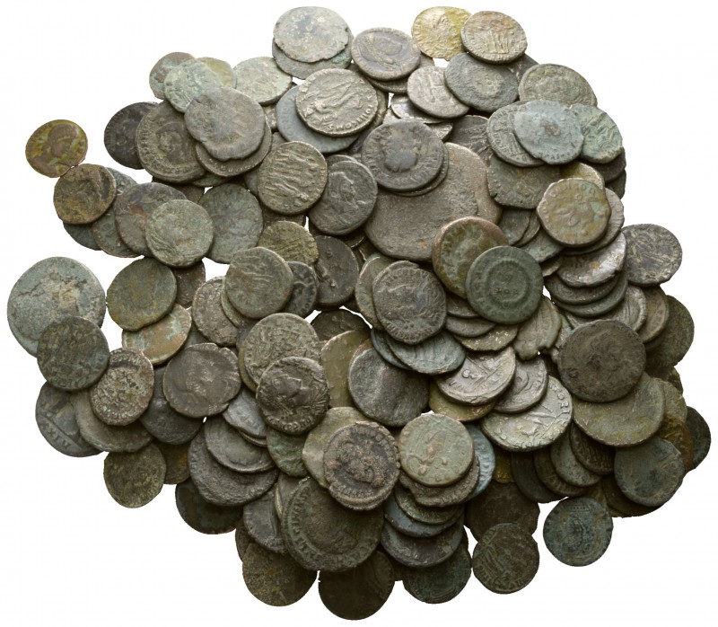 Lot of 200 late roman coins / SOLD AS SEEN, NO RETURN!

very fine