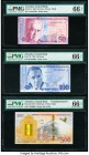 Armenia Central Bank 50; 100; 500 Dram 1998 (2); 2017 Pick 41; 42; 60 Three Examples PMG Gem Uncirculated 66 EPQ. 

HID09801242017

© 2020 Heritage Au...