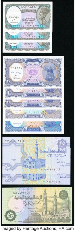 Egypt Group Lot of 17 Examples Crisp Uncirculated. 

HID09801242017

© 2020 Heri...