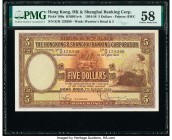 Hong Kong Hongkong & Shanghai Banking Corp. 5 Dollars 7.8.1958 Pick 180a KNB61 PMG Choice About Unc 58. 

HID09801242017

© 2020 Heritage Auctions | A...