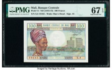Mali Banque Centrale du Mali 100 Francs ND (1972-73) Pick 11 PMG Superb Gem Unc 67 EPQ. 

HID09801242017

© 2020 Heritage Auctions | All Rights Reserv...