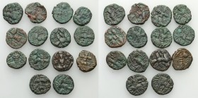 Ancient coins
RÖMISCHEN REPUBLIK / GRIECHISCHE MÜNZEN / BYZANZ / ANTIK / ANCIENT / ROME / GREECE

Królestwo Kaszmiru. Set 14 pieces AE Staterów oko...