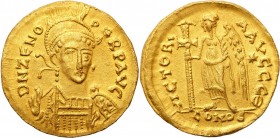 Ancient coins
RÖMISCHEN REPUBLIK / GRIECHISCHE MÜNZEN / BYZANZ / ANTIK / ANCIENT / ROME / GREECE

Roman Empire. Zenon 474-491. Solidus, Konstantyno...