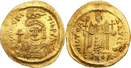 Ancient coins
RÖMISCHEN REPUBLIK / GRIECHISCHE MÜNZEN / BYZANZ / ANTIK / ANCIENT / ROME / GREECE

Byzantium, Maurice Tyberius 582-602. Solidus 582-...