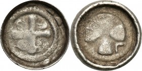 Medieval coins 
POLSKA/POLAND/POLEN/SCHLESIEN/GERMANY

Zbigniew? (1102-1107) (najstarszy syn Władysława Hermana)?, Denar krzyżowy po 1097 

Aw.: ...