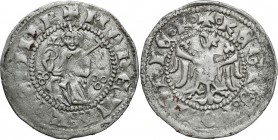 Medieval coins 
POLSKA/POLAND/POLEN/SCHLESIEN/GERMANY

Kazimierz III Wielki (1333-1370). Kwartnik duży (Polgrosz), Krakow (Cracow) - BEAUTIFUL 

...