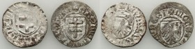Medieval coins 
POLSKA/POLAND/POLEN/SCHLESIEN/GERMANY

Kazimierz IV Jagiellończyk (1446-1492). Szelag, Torun- set 2 coins 

Aw.: Tarcza z krzyżem...