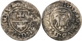 Medieval coins 
POLSKA/POLAND/POLEN/SCHLESIEN/GERMANY

Kazimierz IV Jagiellończyk (1446-1492). Szelag, Elbing 

Aw.: Tarcza z krzyżem lotaryńskim...