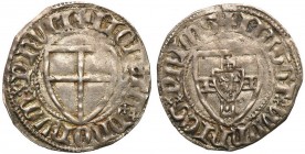 Teutonic Order
POLSKA/POLAND/POLEN/SCHLESIEN/GERMANY/TEUTONIC ORDER

Zakon Krzyżacki. Winrych von Kniprode (1351-1382). Szelag - B. ładny 

Aw.: ...