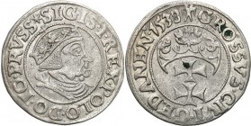 Sigismund I Old
POLSKA/ POLAND/ POLEN/ LITHUANIA/ LITAUEN

Zygmunt I Stary. Grosz (Groschen) 1538, Gdansk (Danzig) 

Końcówka napisu PRVSS.Przyzw...