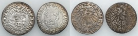 Sigismund I Old
POLSKA/ POLAND/ POLEN/ LITHUANIA/ LITAUEN

Zygmunt I Stary/Albert Hohenzollern. Grosz (Groschen) 1532 i 1543 

Przyzwoicie zachow...