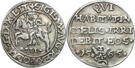 Sigismund II August
POLSKA/ POLAND/ POLEN/ LITHUANIA/ LITAUEN

Zygmunt II August. Trojak (3 grosze) szyderczy 1565, Tykocin - RARITY R5

Aw.: Pog...