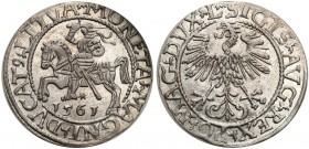 Sigismund II August
POLSKA/ POLAND/ POLEN/ LITHUANIA/ LITAUEN

Zygmunt II August. PolGrosz (Groschen) 1561, Vilnius 

Końcówki legendy L/LITV. Bl...