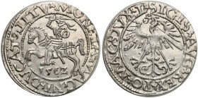 Sigismund II August
POLSKA/ POLAND/ POLEN/ LITHUANIA/ LITAUEN

Zygmunt II August. PolGrosz (Groschen) 1562, Vilnius 

Końcówki legendy L/LITV. Od...