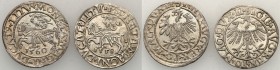 Sigismund II August
POLSKA/ POLAND/ POLEN/ LITHUANIA/ LITAUEN

Zygmunt II August. PolGrosz (Groschen) 1558, 1560, Vilnius- set 2 coins 

 Ładne e...