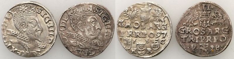 COLLECTION of Polish 3 grosze
POLSKA/ POLAND/ POLEN/ LITHUANIA/ LITAUEN

Zygm...
