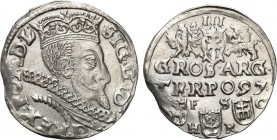 COLLECTION of Polish 3 grosze
POLSKA/ POLAND/ POLEN/ LITHUANIA/ LITAUEN

Zygmunt III Waza. Trojak (3 grosze) 1597, Bydgoszcz 

Inny typ popiersia...