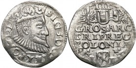 COLLECTION of Polish 3 grosze
POLSKA/ POLAND/ POLEN/ LITHUANIA/ LITAUEN

Zygmunt III Waza. Trojak (3 grosze) 1594, Wschowa 

Na awersie znak menn...