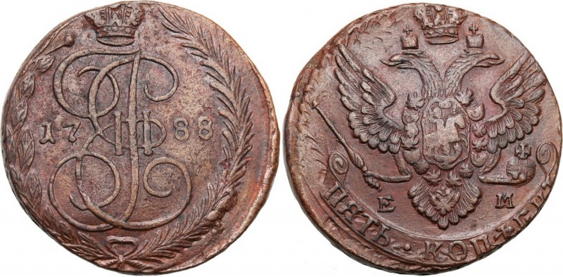 Russia 
RUSSIA/ RUSSLAND/ РОССИЯ

Russia Catherine II. 5 Kopek (kopeck) 1788 ...