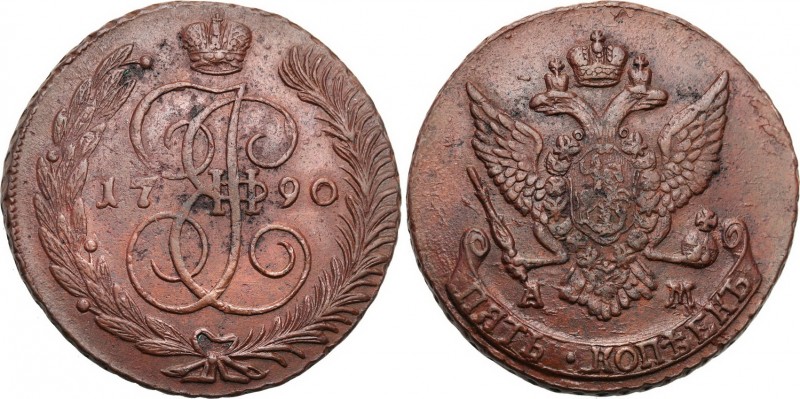 Russia 
RUSSIA/ RUSSLAND/ РОССИЯ

Russia Catherine II. 5 Kopek (kopeck) 1790 ...