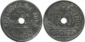 Coins cooperative military
POLSKA / POLAND/ POLEN / POLOGNE / POLSKO / MILITARY COOPERATIVE / MILITARY COINS

Pleszew - 20 groszy (groschen) 1927 S...