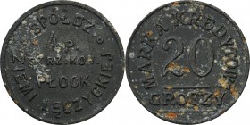 Coins cooperative military
POLSKA / POLAND/ POLEN / POLOGNE / POLSKO / MILITARY COOPERATIVE / MILITARY COINS

Plock - 20 groszy (groschen) of the 4...