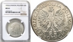 Poland II Republic
POLSKA/ POLAND/ POLEN / POLOGNE / POLSKO

II RP. 10 zlotych 1932 Women Head (no mint mark) NGC MS61 

Bardzo ładny, świeży egz...
