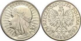 Poland II Republic
POLSKA/ POLAND/ POLEN / POLOGNE / POLSKO

II RP. 10 zlotych 1932 Women Head (no mint mark) 

Menniczej świeżości egzemplarz. M...