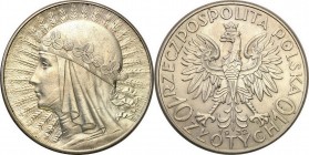 Poland II Republic
POLSKA/ POLAND/ POLEN / POLOGNE / POLSKO

II RP. 10 zlotych 1932 Women Head (the mint mark) 

Bardzo ładny, świeży egzemplarz....