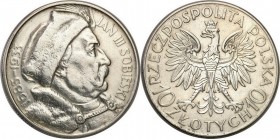 Poland II Republic
POLSKA/ POLAND/ POLEN / POLOGNE / POLSKO

II RP. 10 zlotych 1933 Sobieski 

Przetarcie, przyzwoite detale.Parchimowicz 121

...