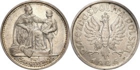Probe coins of the Second Polish Republic
POLSKA / POLAND / POLEN / II RP / PROBA / PATTERN

II RP. PROBE silver 5 zlotych 1925 Konstytucja 100 per...