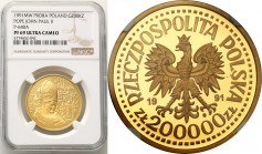 Polish Gold Coins since 1990
POLSKA / POLAND / POLEN / GOLD / ZLOTO

III RP. PROBE gold 200.000 zlotych 1991 John Paul II Pope Oltarz NGC PF69 ULTR...