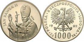 Probe coins Polish People Republic (PRL) and Poland
POLSKA / POLAND / POLEN / PATTERN / PROBE / PROBA

PRL. PROBE silver 1000 zlotych 1982 John Pau...
