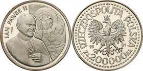 Probe coins Polish People Republic (PRL) and Poland
POLSKA / POLAND / POLEN / PATTERN / PROBE / PROBA

III RP. PROBE silver 200.000 zlotych 1991 Jo...