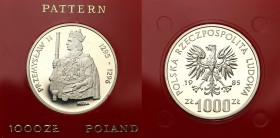Probe coins Polish People Republic (PRL) and Poland
POLSKA / POLAND / POLEN / PATTERN / PROBE / PROBA

PRL. PROBE silver 1000 zlotych 1985 Przemysł...