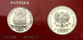 Probe coins Polish People Republic (PRL) and Poland
POLSKA / POLAND / POLEN / PATTERN / PROBE / PROBA

PRL. PROBE silver 1000 zlotych 1986 Sowa 
...