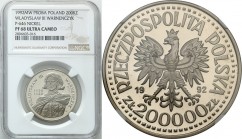 Collection - Nickel Probe Coins
POLSKA / POLAND / POLEN / PATTERN

III RP. PROBE Nickel 200.000 zlotych 1992 Warneńczyk popiersie NGC PF68 ULTRA CA...