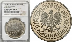 Collection - Nickel Probe Coins
POLSKA / POLAND / POLEN / PATTERN

III RP. PROBE Nickel 200.000 zlotych 1992 Expo 92 - Sevilla NGC PF68 ULTRA CAMEO...