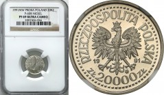 Collection - Nickel Probe Coins
POLSKA / POLAND / POLEN / PATTERN

III RP. PROBE Nickel 20.000 zlotych 1991 John Paul II Pope NGC PF68 ULTRA CAMEO ...