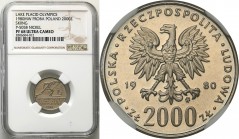 Collection - Nickel Probe Coins
POLSKA / POLAND / POLEN / PATTERN

PRL. PROBE Nickel 2000 zlotych 1980 XIII Zimowe IO NGC PF68 ULTRA CAMEO (2 MAX) ...