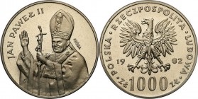 Collection - Nickel Probe Coins
POLSKA / POLAND / POLEN / PATTERN

PRL. PROBE Nickel 1000 zlotych 1982 John Paul II Pope 

Piękny egzemplarz, pos...