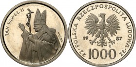 Collection - Nickel Probe Coins
POLSKA / POLAND / POLEN / PATTERN

PRL. PROBE Nickel 1000 zlotych 1987 John Paul II Pope 

Piękny egzemplarz, pos...