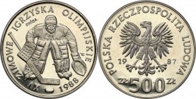 Collection - Nickel Probe Coins
POLSKA / POLAND / POLEN / PATTERN

PRL. PROBE Nickel 500 zlotych 1987 XV Zimowe Igrzyska Olimpijskie 

Piękny egz...