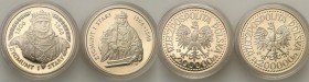 Polish collector coins after 1990
POLSKA/ POLAND/ POLEN / POLOGNE / POLSKO

III RP. set 200.000 zlotych 1994 Zygmunt I Stary popiersie + półpostać ...