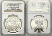 Polish collector coins after 1990
POLSKA/ POLAND/ POLEN / POLOGNE / POLSKO

III RP. 20 zlotych 1995 ONZ NGC PF69 ULTRA CAMEO (2 MAX) 

Menniczy e...