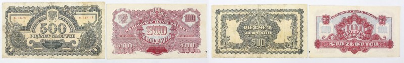 Banknotes
POLSKA/ POLAND/ POLEN / PAPER MONEY / BANKNOTE

100, 500 zlotych 19...