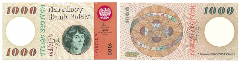 Banknotes
POLSKA/ POLAND/ POLEN / PAPER MONEY / BANKNOTE

1000 zlotych 1965 s...