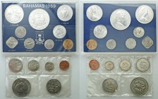 Bahamas
WORLD COINS

Wyspy Bahama. set rocznikowy 1989, Jamajka 1969 

 Zestaw monet: 5 centów, 1, 2, 5, dolarów – monety srebrne ołącznej wadze....