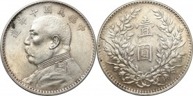 China
WORLD COINS

Chiny Republika. 1 Dollar Yr. 10 (1921) 

Bardzo ładnie zachowany egzemplarz. Delikatna patyna.KM Y-329.6

Details: 26,88 g ...