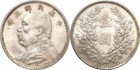 China
WORLD COINS

Chiny Republika. 1 Dollar b.d. (1914) 

Piękny stan zachowania. Mocny połysk menniczy, pojedynczemikroryski.KM Y-329

Detail...